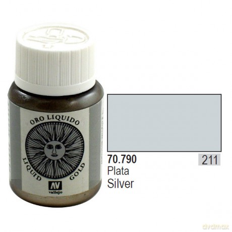 VALLEJO Farba Nr 211 Silver 35 ml [MODELARSTWO]