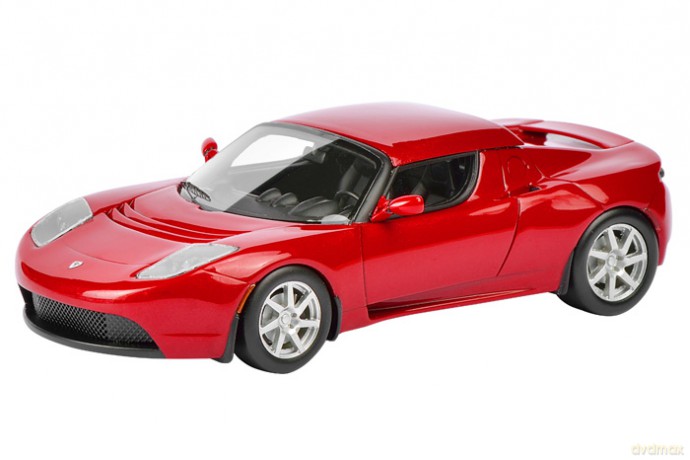 SCHUCO TESLA Roadster Hardtop (red) [MODELARSTWO]