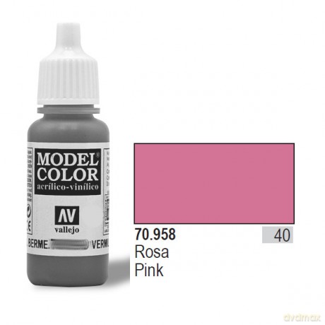 VALLEJO Farba Nr 40 Pink Matt 17 ml [MODELARSTWO]