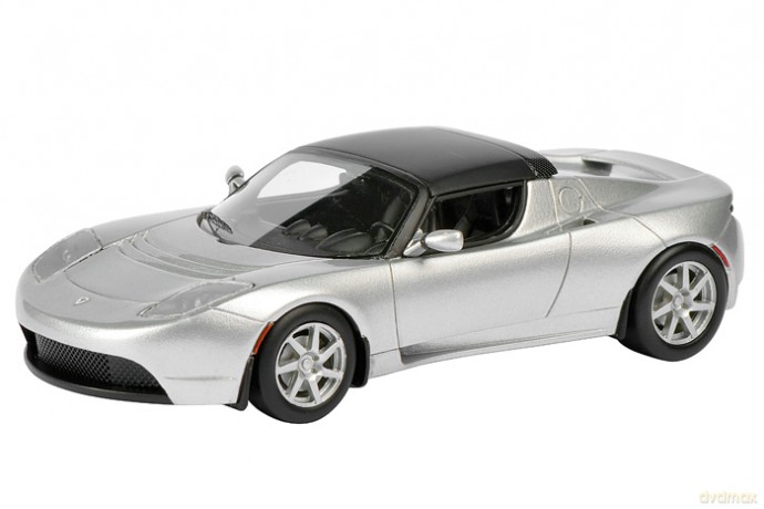 SCHUCO TESLA Roadster Softtop (silver) [MODELARSTWO]
