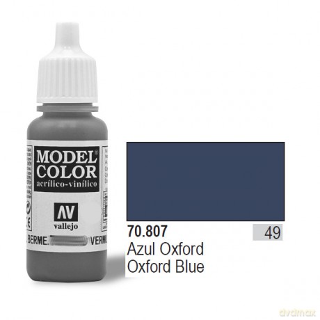 VALLEJO Farba Nr 49 Oxford Blue Matt 17 ml [MODELARSTWO]