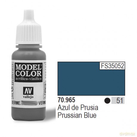 VALLEJO Farba Nr 51 Prussian Blue 17 ml [MODELARSTWO]