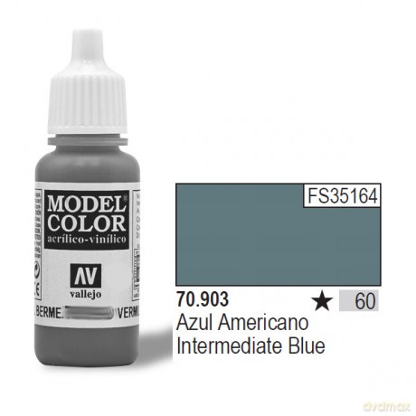 VALLEJO Farba Nr 60 Intermed. Blue 17 ml [MODELARSTWO]