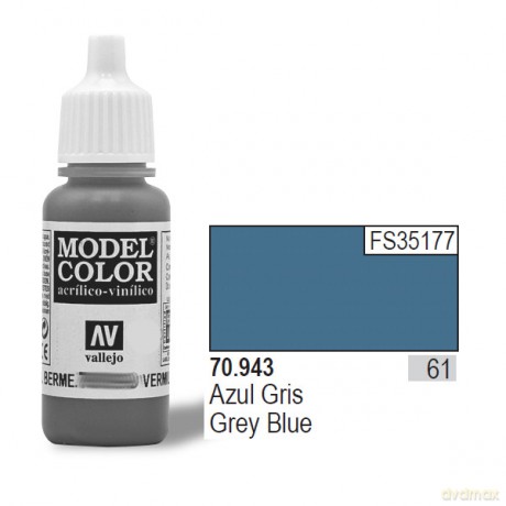VALLEJO Farba Nr 61 Grey Blue 17 ml [MODELARSTWO]