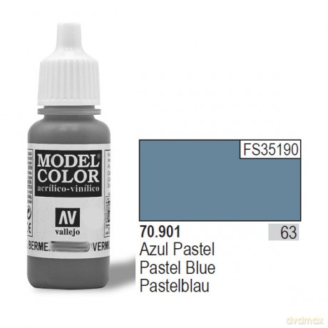 VALLEJO Farba Nr 63 Pastel Blue Matt 17 ml [MODELARSTWO]