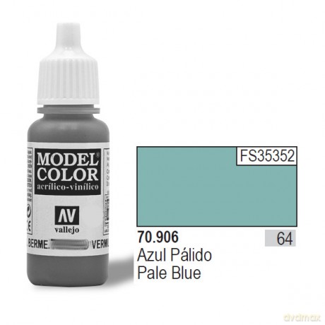 VALLEJO Farba Nr 64 Pale Blue Matt 17 ml [MODELARSTWO]