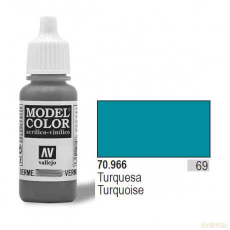 VALLEJO Farba Nr 69 Turquoise Matt 17 ml [MODELARSTWO]