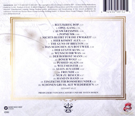 Die Toten Hosen: Unplugged Im Wiener Burgtheater (digipack) [CD]