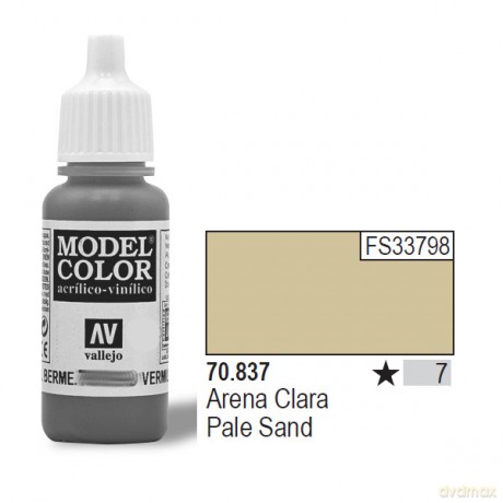 VALLEJO Farba Nr 7 Sand Light Matt 17 ml [MODELARSTWO]