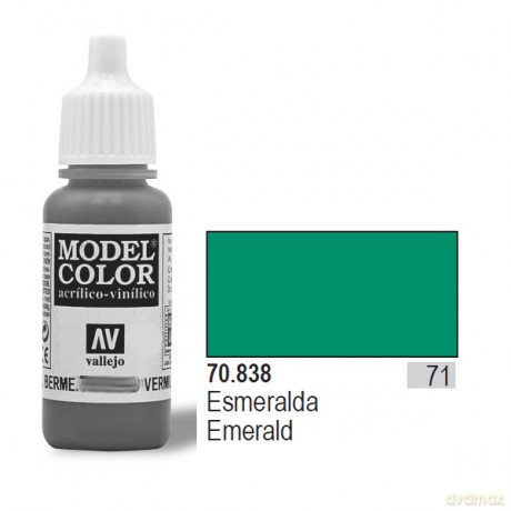 VALLEJO Farba Nr 71 Emerald Matt 17 ml [MODELARSTWO]