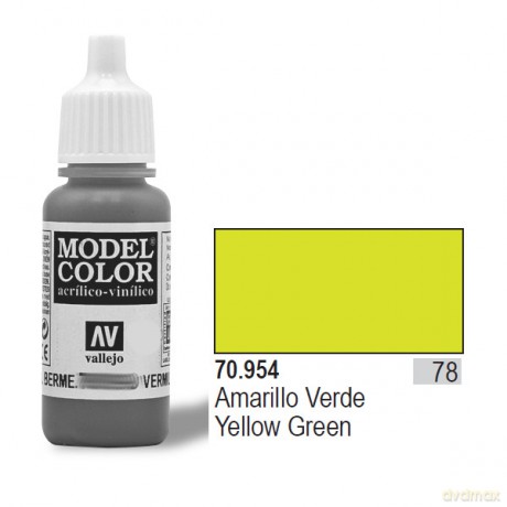 VALLEJO Farba Nr 78 Yellow Green 17 ml [MODELARSTWO]