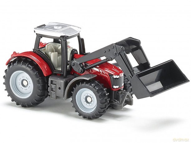 SIKU Traktor MF z przednią ładowarką [MODELARSTWO]
