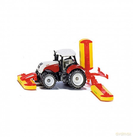 SIKU Traktor Steyr z kosiarką [MODELARSTWO]
