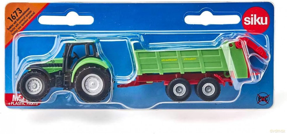 SIKU Traktor z przyczepą [MODELARSTWO]