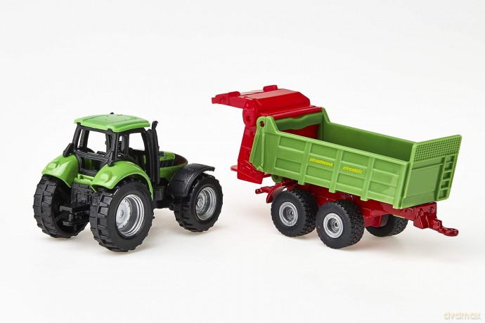 SIKU Traktor z przyczepą [MODELARSTWO]