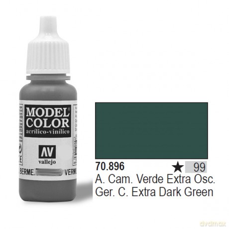 VALLEJO Farba Nr 99 Ger. Dark Green 17 ml [MODELARSTWO]