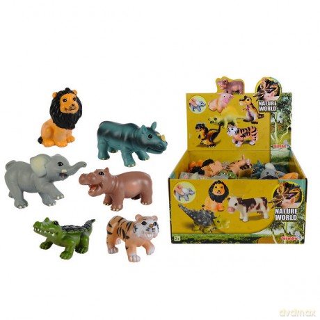 SIMBA Dzikie Zwierzęta, 6 wzorów [FIGURKA]