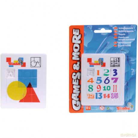 SIMBA G&M Puzzle w Okienku, 4 wzorów [GRA]
