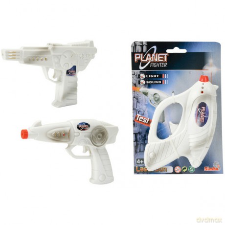 SIMBA Planet Fighter Biały Pistolet Laserowy