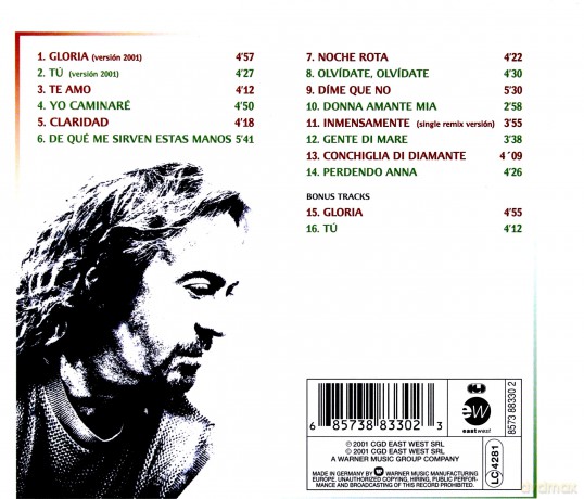 Umberto Tozzi: Grandes Exitos - Best Of... [CD]