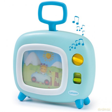 SMOBY Cotoons Muz. Telewizorek niebieski