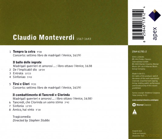 Tragicomedia: Mont: Il Ballo Delle Integrale [CD]