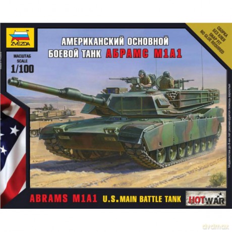 ZVEZDA Abrams M1A1 Hot War [MODELARSTWO]