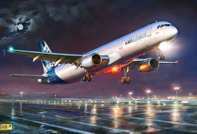 ZVEZDA Airbus A321 [MODELARSTWO]