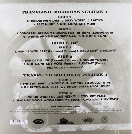 Traveling Wilburys: Traveling Wilburys [3xWinyl]