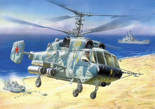 ZVEZDA Kamov Ka29 marine support [MODELARSTWO]