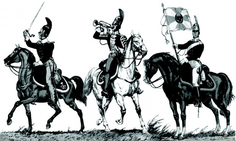 ZVEZDA Russian Dragoon Command Group [MODELARSTWO]