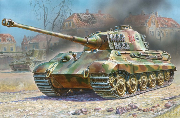 ZVEZDA Sd.Kfz.182 Kingtiger Henschel [MODELARSTWO]