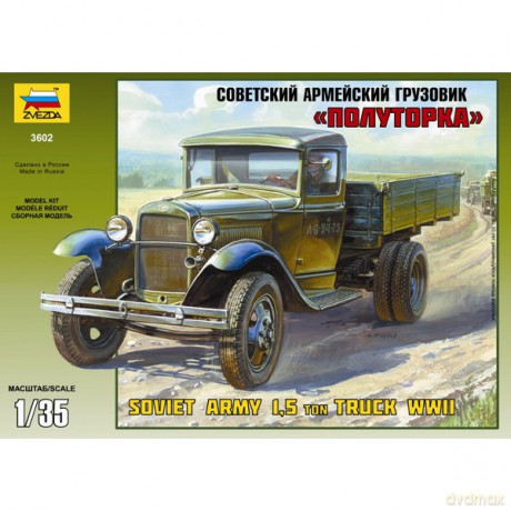 ZVEZDA Soviet light truck Gazaa [MODELARSTWO]