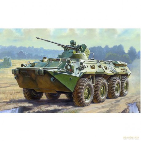ZVEZDA Soviet Personnel Carrier BTR80 [MODELARSTWO]