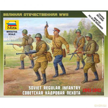 ZVEZDA Soviet Regular Infantry 19391942 [MODELARSTWO]