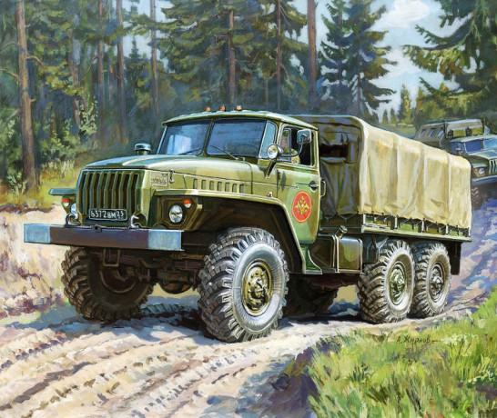 ZVEZDA URAL 4320 Russian Army Truck [MODELARSTWO]