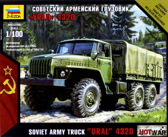 ZVEZDA URAL 4320 Russian Army Truck [MODELARSTWO]