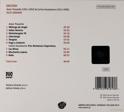 Duo Granat: Destiny [CD]