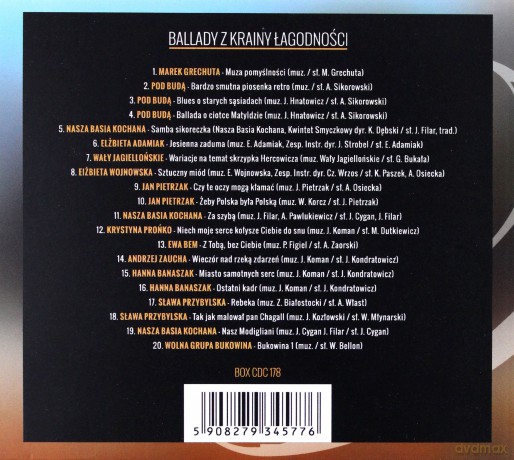 Ballady z Krainy Łagodności [CD]