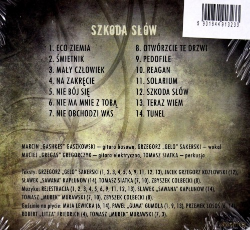 Rejestracja: Szkoda Słów [CD]