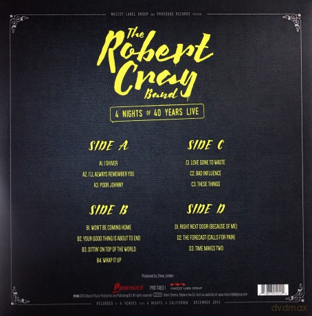 Robert Cray: 4 Nights of 40 Years Live [2xWinyl]