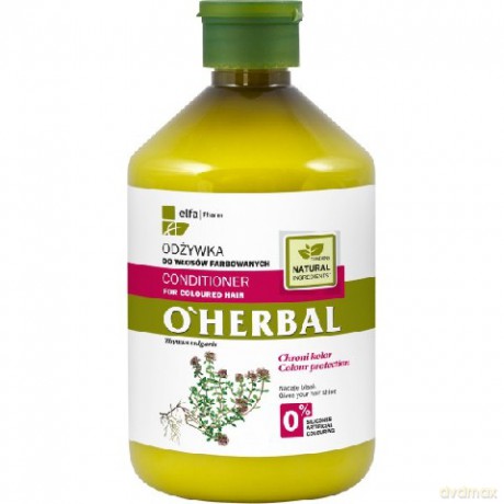 Elfa Pharm O'Herbal Odżywka do włosów farbowanych z macierzanką i tymiankiem 500 ml