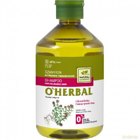 Elfa Pharm O'Herbal Szampon do włosów farbowanych z macierzanką i tymiankiem 500 ml