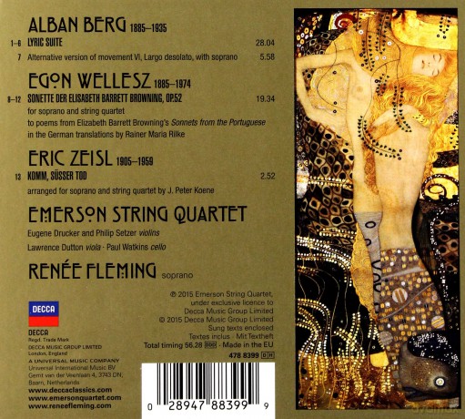 Renee Fleming: Berg, Wellesz [CD]