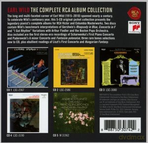 Earl Wild: Earl Wild - The Complete RCA Album Collection [5CD]