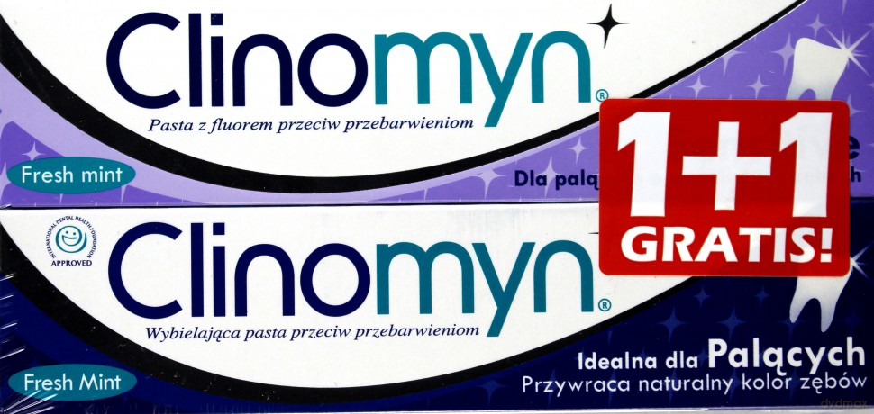 Clinomyn pasta do zębów DUO (Sensitive + dla palaczy)