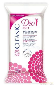 Cleanic Chusteczki dezodorujące Soft 1 op. - 12 szt.