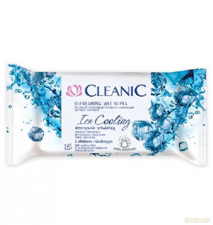 Cleanic Chusteczki odświeżające Ice Cooling