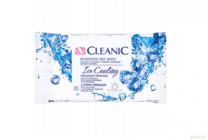 Cleanic Chusteczki odświeżające Ice Cooling 1 op. - 15 szt.