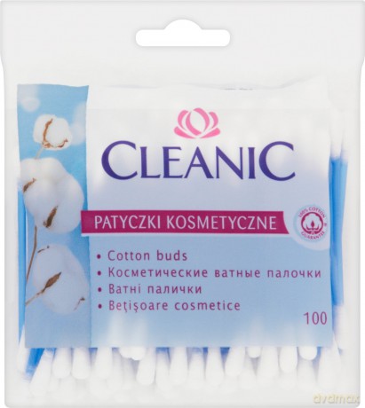 Cleanic Patyczki higieniczne Folia 100 szt.
